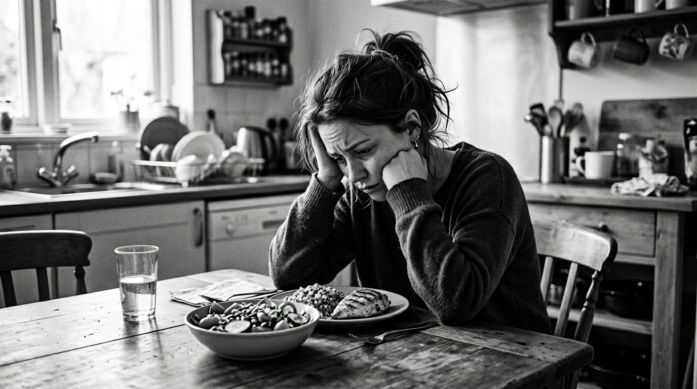 Contrast: frustration when nutrition and training do not line up.