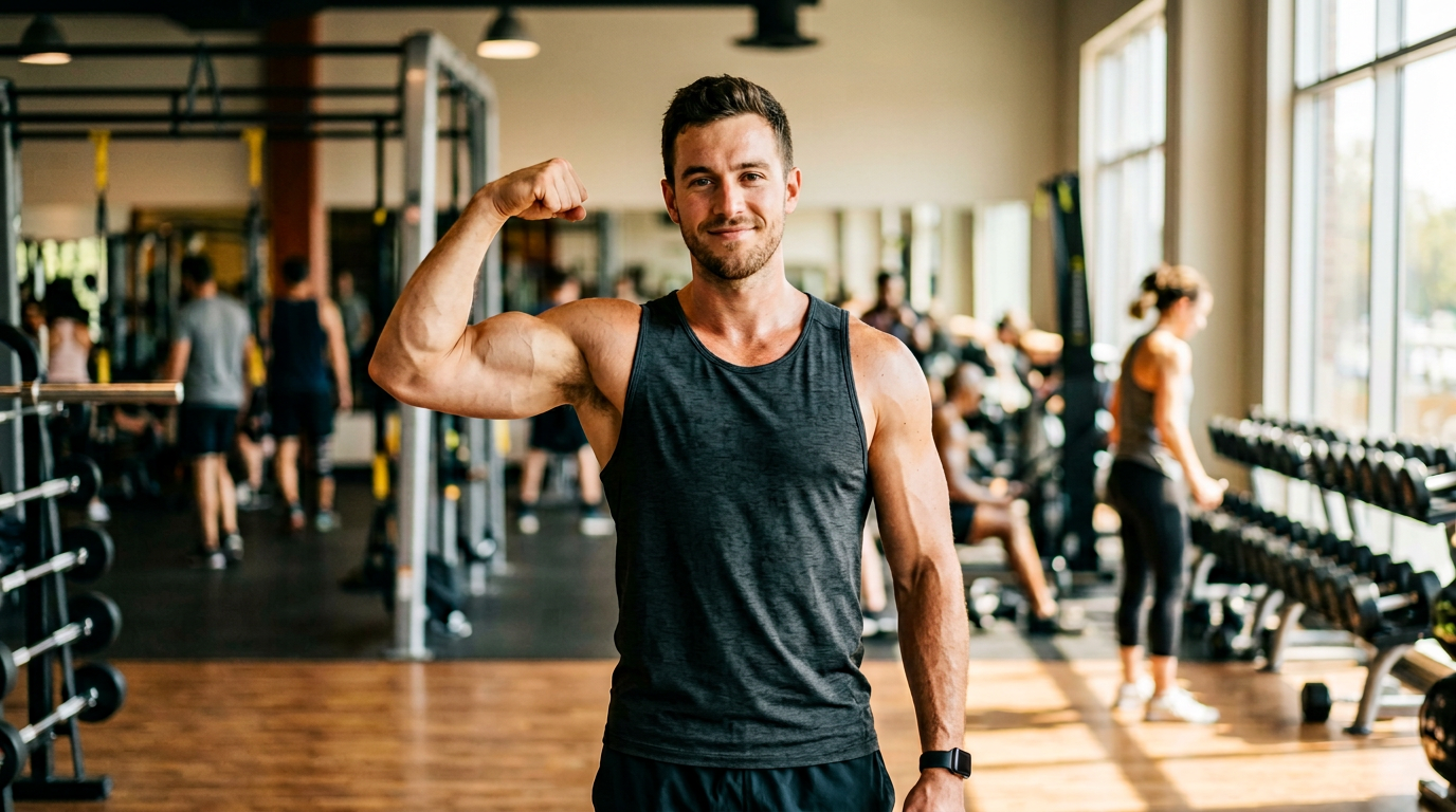 Athlete smiling after a solid training block.