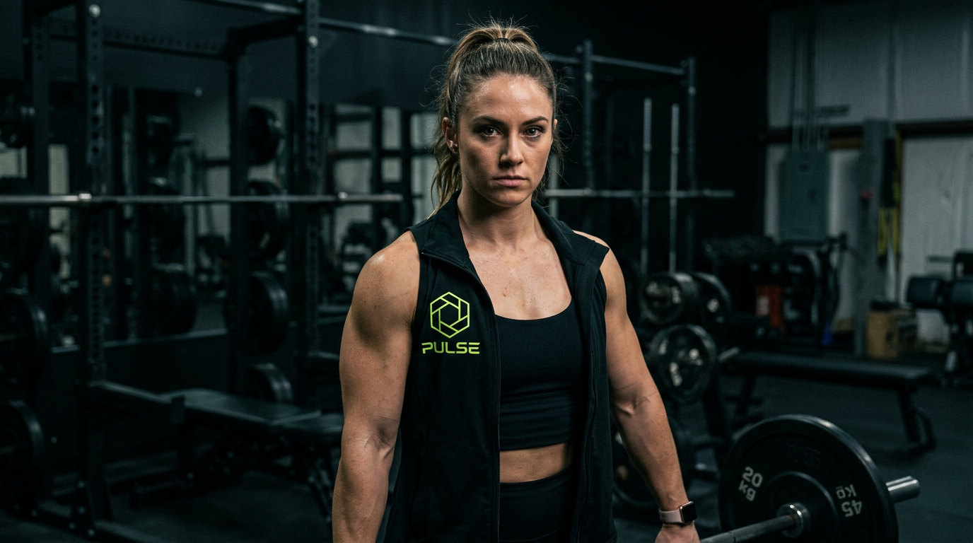 Casey Nguyen, female mobility coach, PULSE print on training apparel